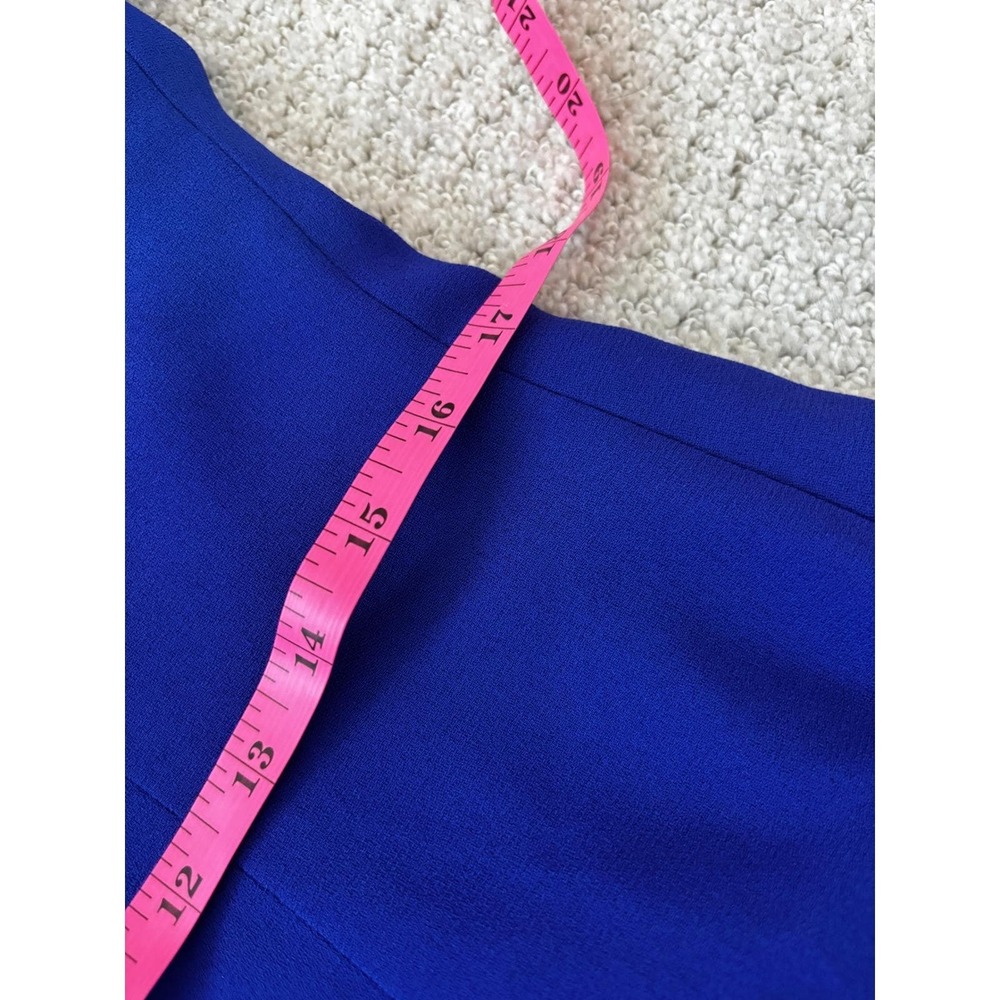 Vintage 90s Deadstock NWT Liz Claiborne Sheath‎ Dress Womens 14 Blue Career Wear - Picture 7 of 9